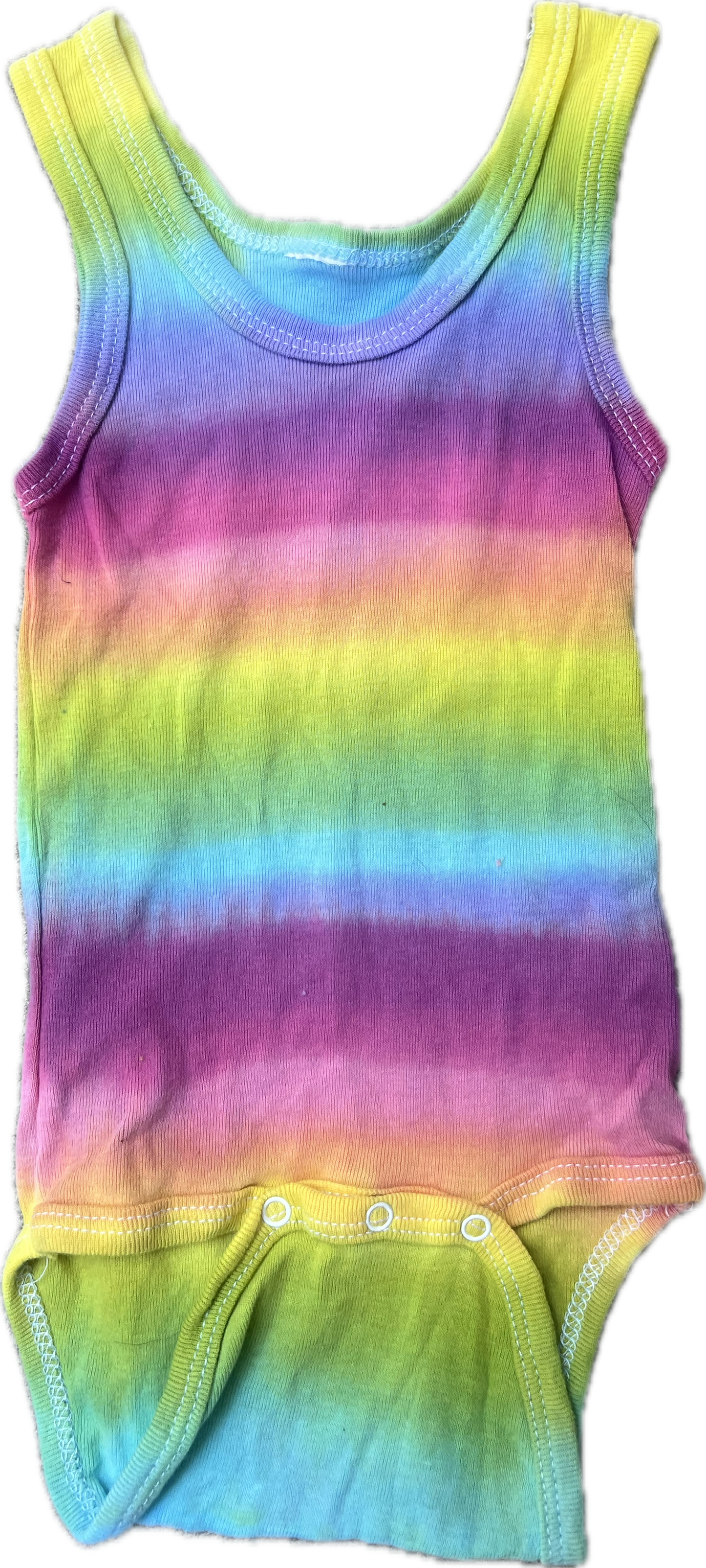 rainbow tank onesie