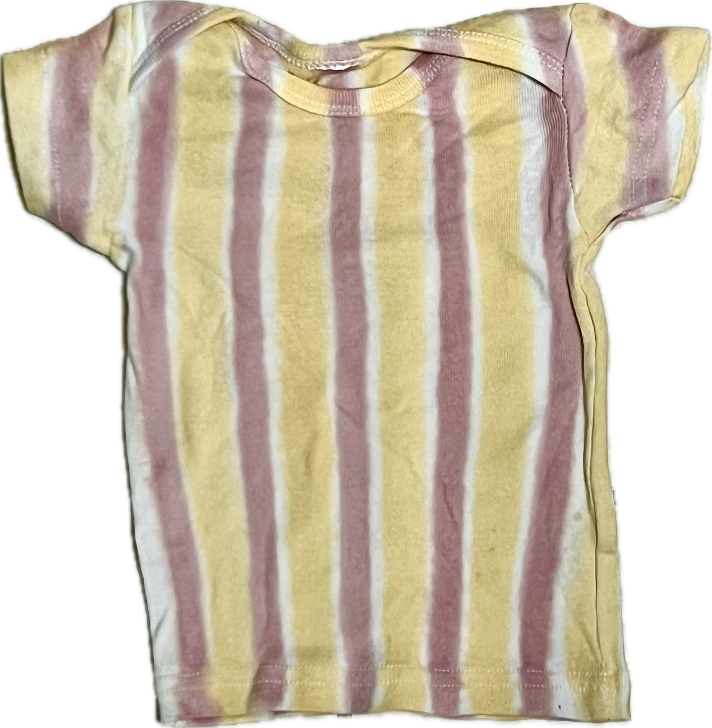 pink and cream baby lap t-shirt