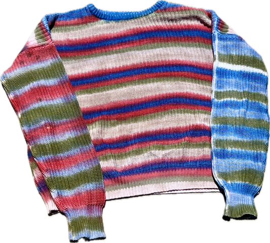 school stripe sweater