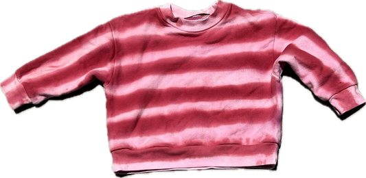 pink + red stripe