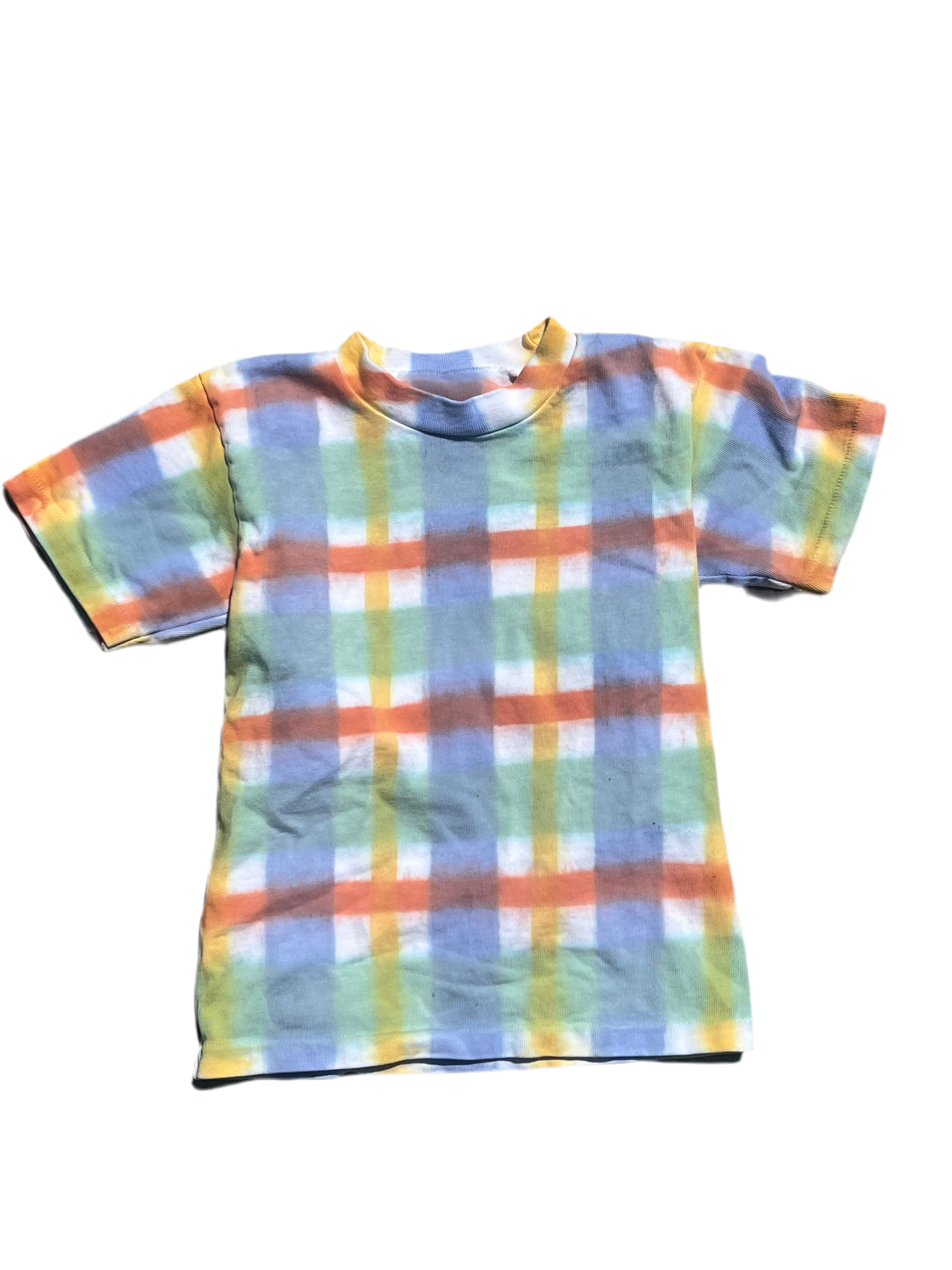school plaid t-shirt