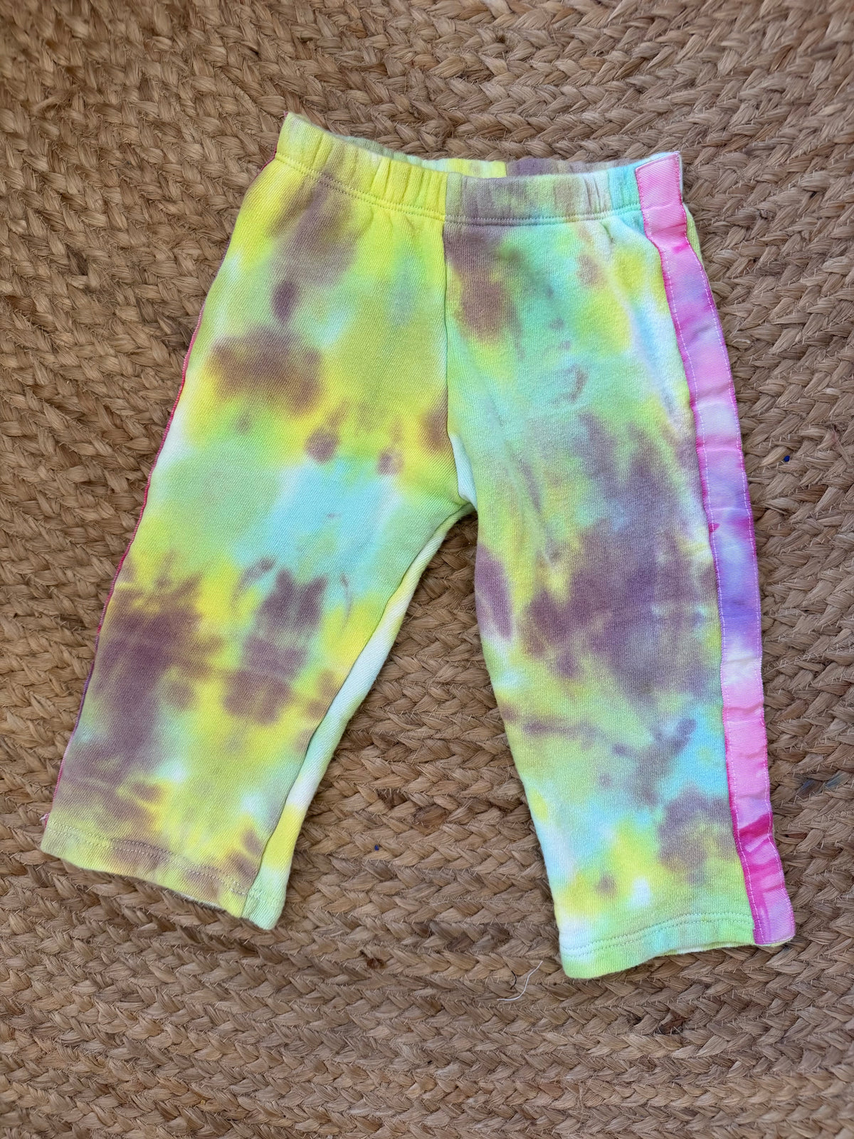 double tie dye trackies