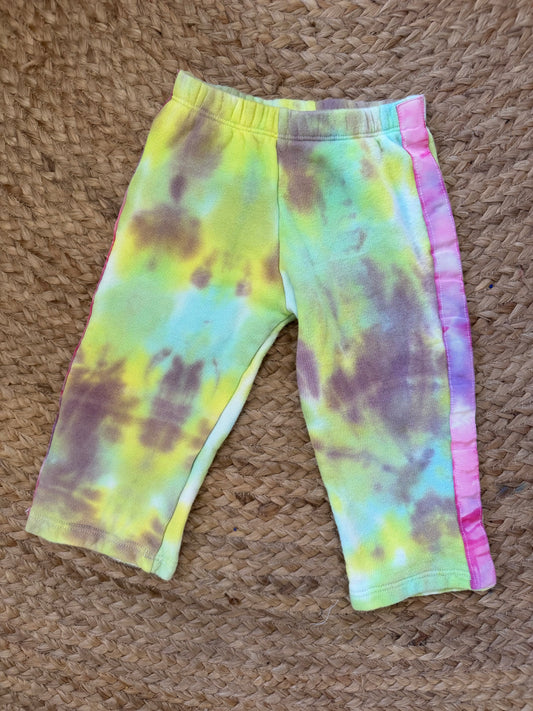 double tie dye trackies