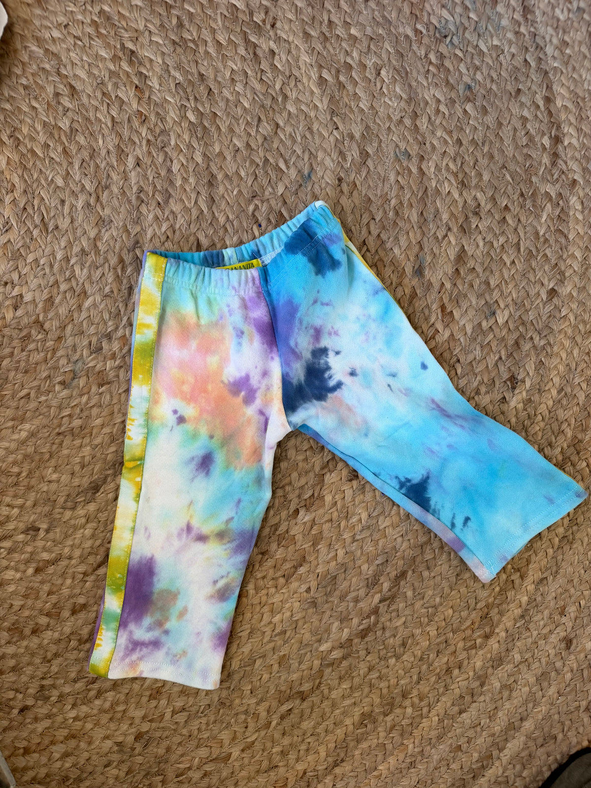 double tie dye trackies