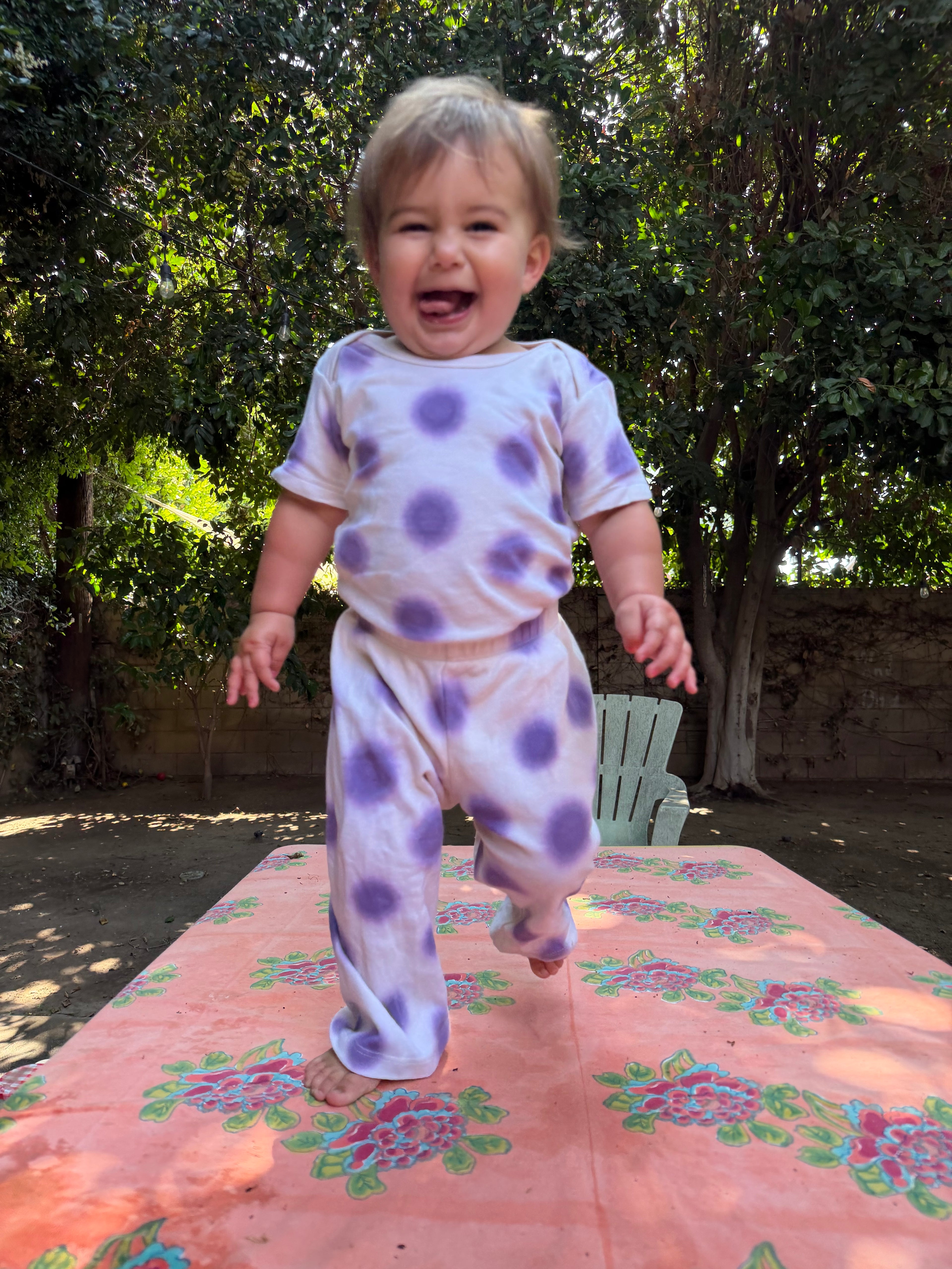 dot pants set