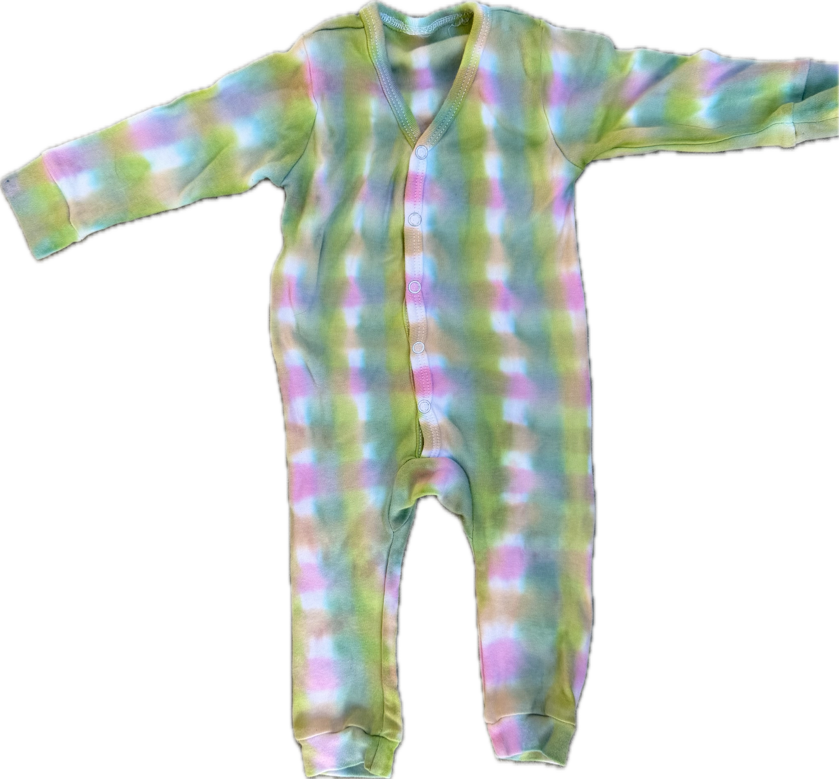 painted rompers (size 2)