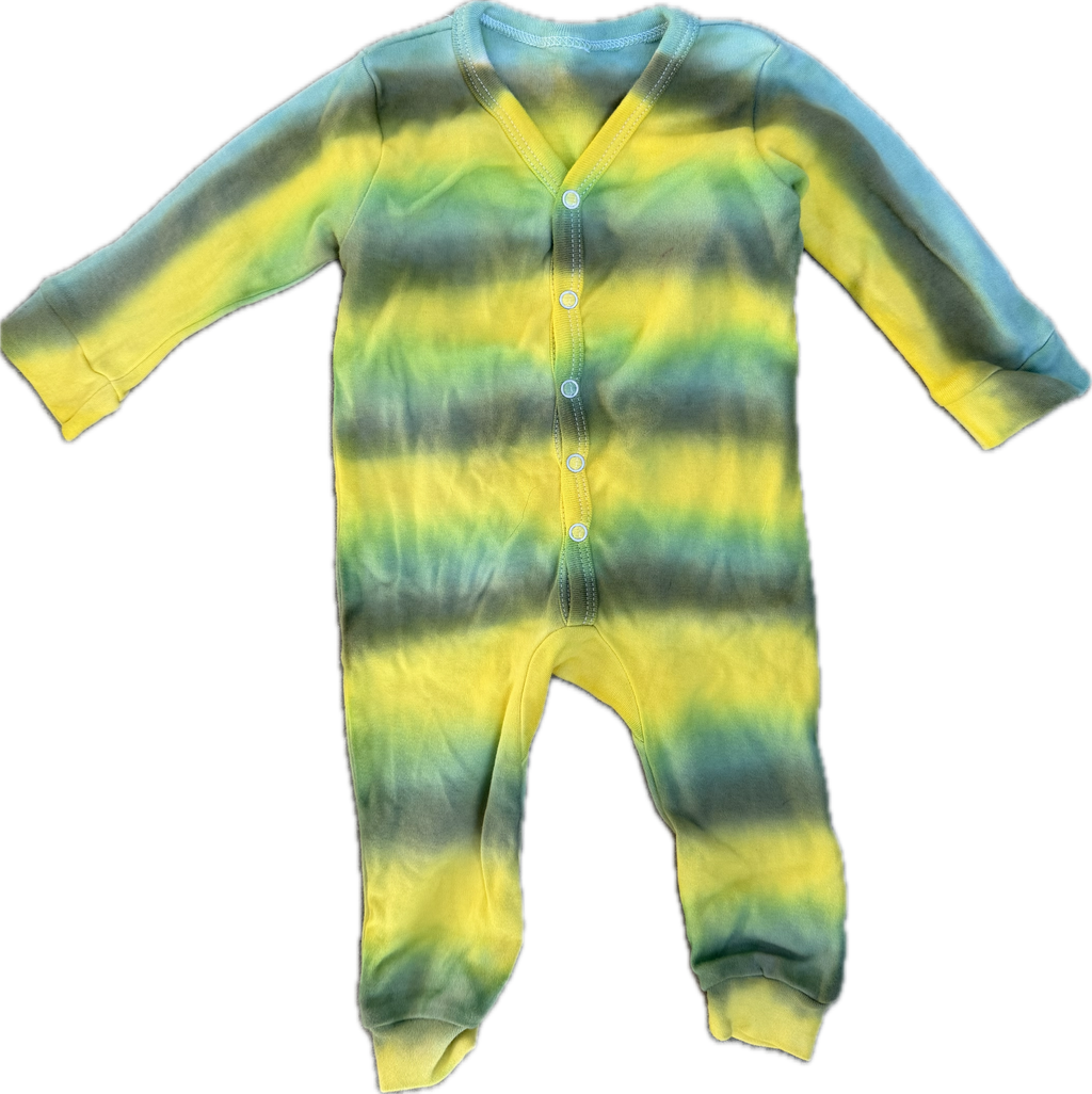 painted rompers (size 2)